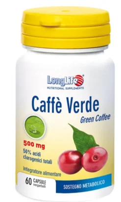 Integratore Longlife Caffè Verde per il metabolismo, 60 capsule