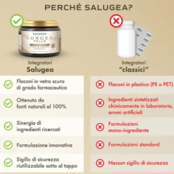 Integratore Luxgea Pelle con collagene e vitamina C, 130g