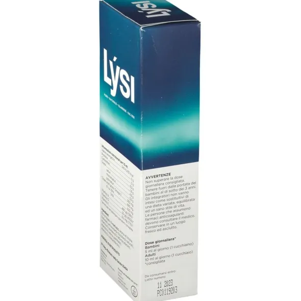 Integratore Lysi Olio di Fegato di Merluzzo al Limone 240ml