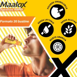Integratore Maalox Digestione Rapid, 20 bustine