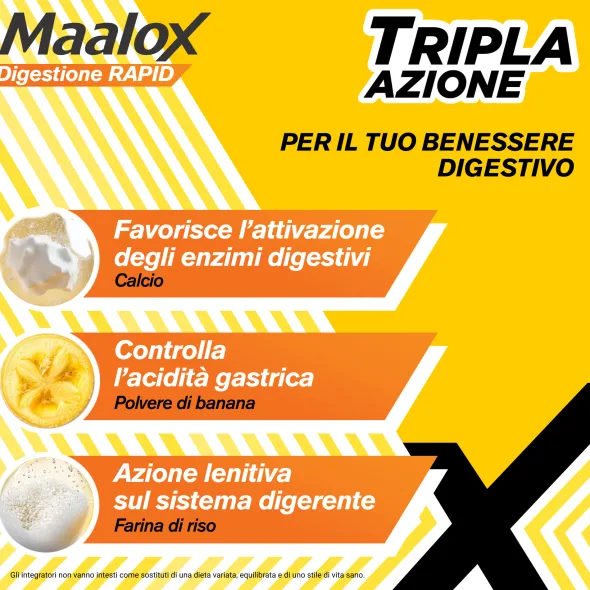 Integratore Maalox Digestione Rapid, 20 bustine