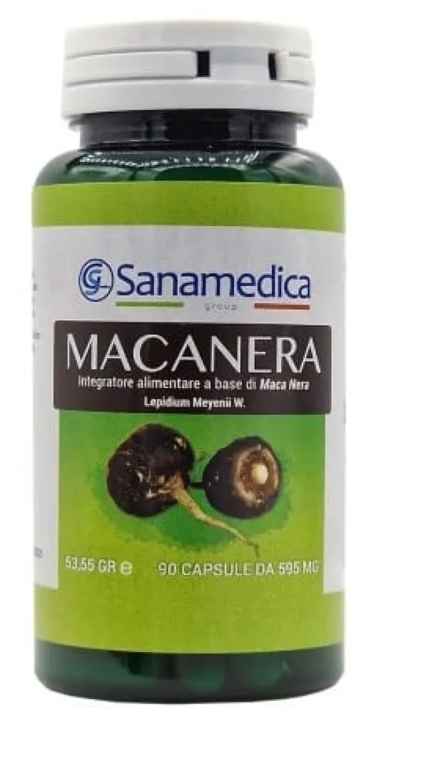 Integratore Macanera maca nera tonico-adattogena, 90 capsule