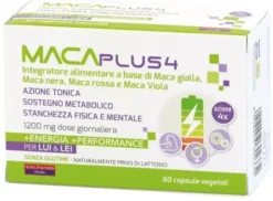 Integratore Maca Plus 4 tonico ed energetico, 60 capsule