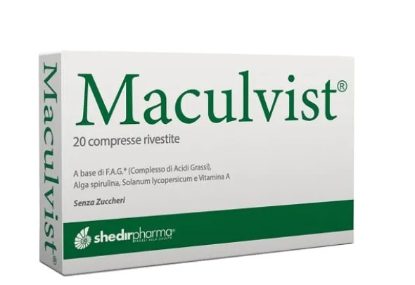 Integratore Maculvist per la vista, 20 compresse rivestite