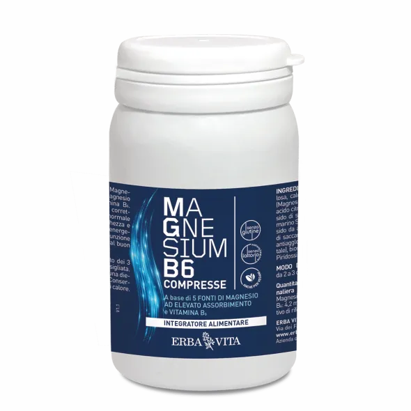 Integratore Magnesium B6 Erba Vita, 60 compresse
