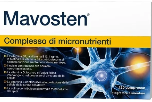 Integratore Mavosten vitamine e sali minerali, 120 compresse