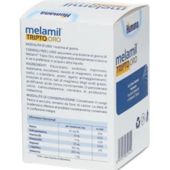 Integratore Melamil Tripto Oro sonno e relax, 24 bustine