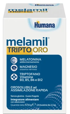 Integratore Melamil Tripto Oro sonno e relax, 24 bustine