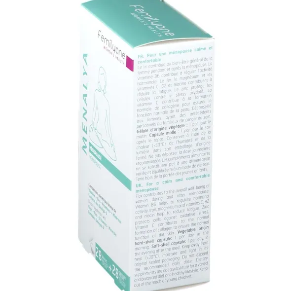 Integratore Menalya per la menopausa, 28+28 capsule