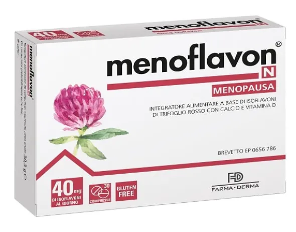 Integratore Menoflavon N con isoflavoni, 30 compresse