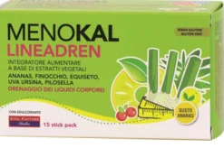 Integratore Menokal Lineadren Ananas drenante, 15 stick
