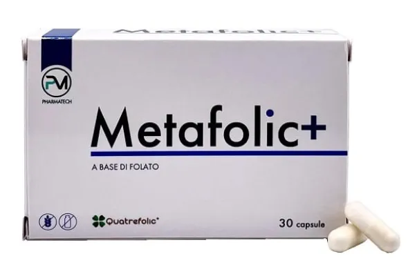 Integratore Metafolic+ folato per gravidanza, 30 capsule