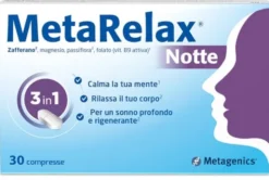 Integratore MetaRelax Notte con magnesio e passiflora, 30cpr
