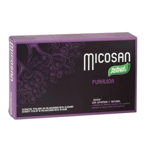 Integratore Micoxan Puravida reishi e vitamina C, 40 capsule