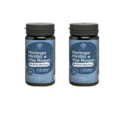 Integratore Microcircolo Moringa e Mirtillo 60 Capsule Pack X2