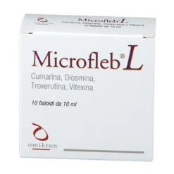 Integratore Microfleb L drenante, 10 fiale monodose 10ml