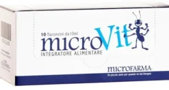 Integratore Microvit ferro e vitamine, 10 flaconi 10ml