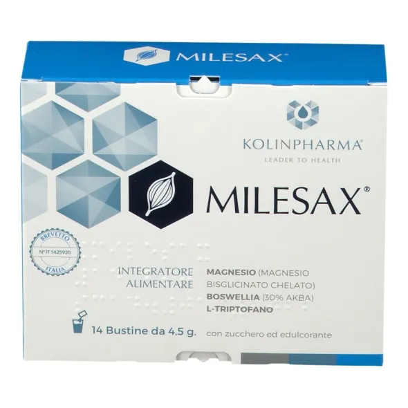 Integratore Milesax benessere psico-fisico, 14 bustine