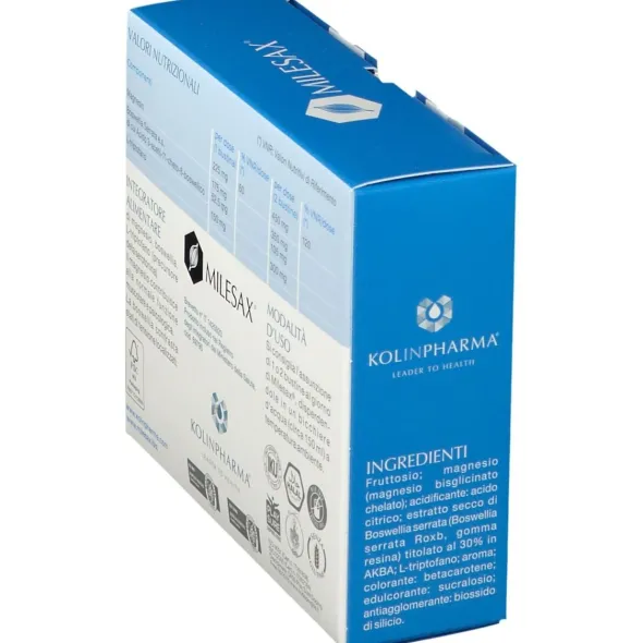 Integratore Milesax benessere psico-fisico, 14 bustine