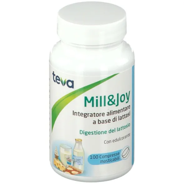 Integratore Mill&Joy Teva Lattasi, 100 compresse masticabili