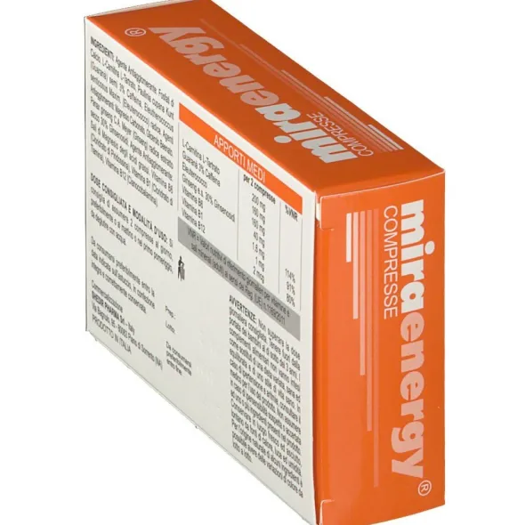 Integratore Miraenergy con Ginseng e Vitamine B, 40 compresse