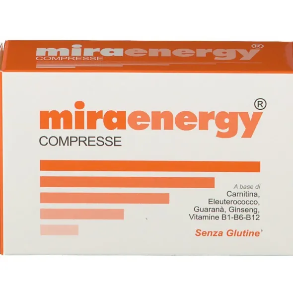 Integratore Miraenergy con Ginseng e Vitamine B, 40 compresse