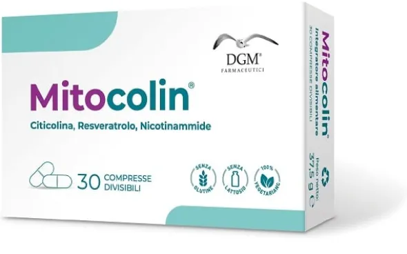 Integratore Mitocolin con citicolina e resveratrolo, 30cpr