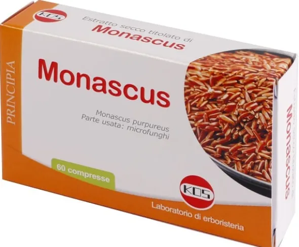 Integratore Monascus ES CM riso rosso fermentato, 60 compresse
