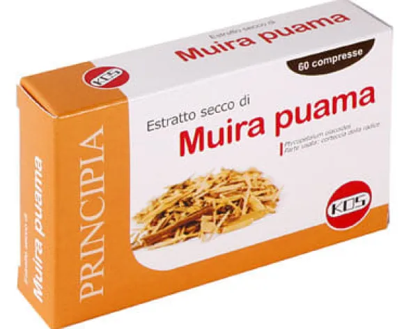 Integratore Muira Puama KOS Estratto Secco, 60 compresse