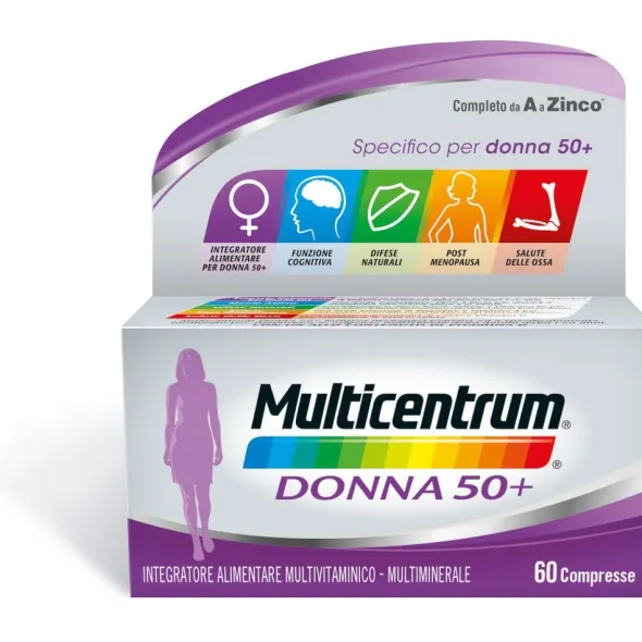 Integratore Multicentrum Donna 50+, 60 compresse