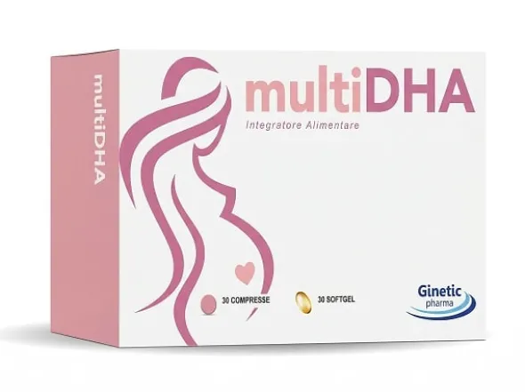 Integratore Multi DHA vitamine e minerali, 30cpr+30 softgel