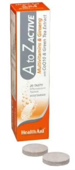 Integratore Multivit A/Z Active con Ginseng, 20 compresse