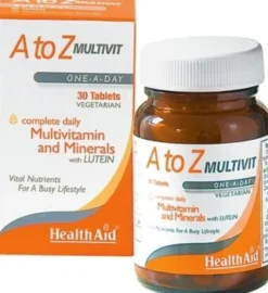 Integratore Multivit A/Z vitamine e minerali, 30 tavolette