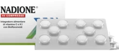 Integratore Nadione con Vitamina C, K1 e Bioflavonoidi, 40 cpr