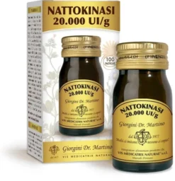 Integratore Nattokinasi 20000UI da soia fermentata, 100 pastiglie