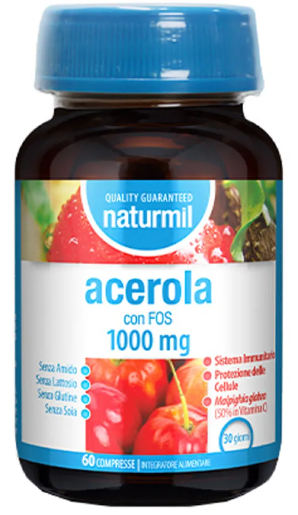 Integratore Naturmil Acerola 1000mg, 60 compresse