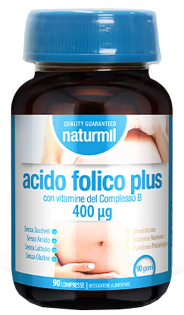 Integratore Naturmil Acido Folico Plus, 90 compresse