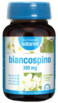 Integratore Naturmil Biancospino per il benessere, 180 perle