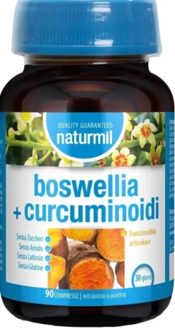 Integratore Naturmil Boswellia + Curcuma, 90 compresse