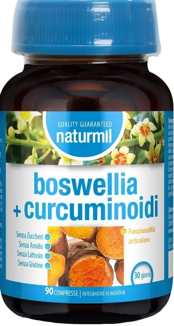 Integratore Naturmil Boswellia + Curcuma, 90 compresse