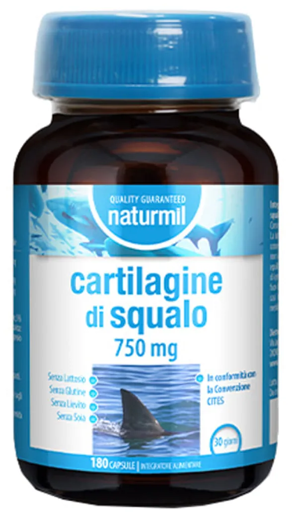 Integratore Naturmil Cartilagine di Squalo, 180 capsule
