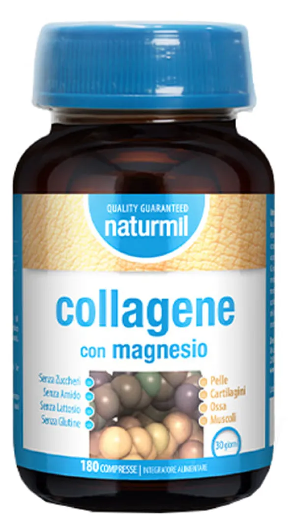 Integratore Naturmil Collagene con Magnesio, 180 compresse