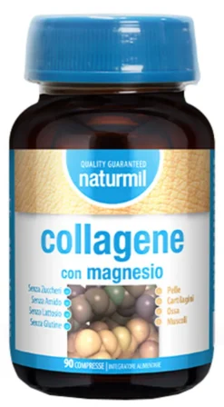 Integratore Naturmil Collagene con Magnesio, 90 compresse