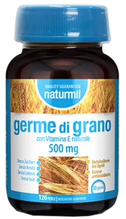 Integratore Naturmil Germe di Grano con vitamina E, 120 perle