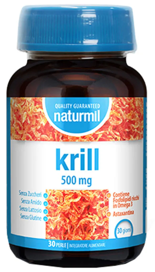 Integratore Naturmil Krill Oil 500mg, 30 perle