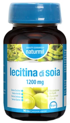Integratore Naturmil Lecitina di Soia, 90 perle