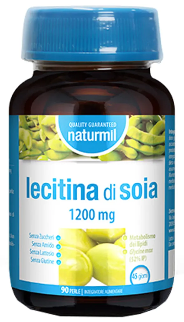 Integratore Naturmil Lecitina di Soia, 90 perle
