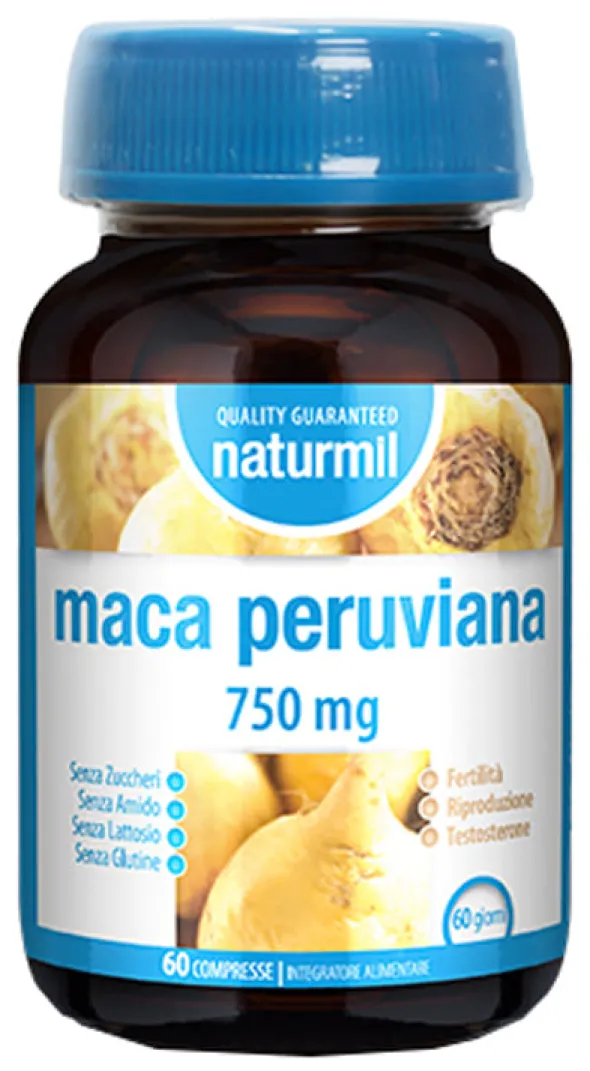 Integratore Naturmil Maca Peruviana e Zinco, 60 compresse