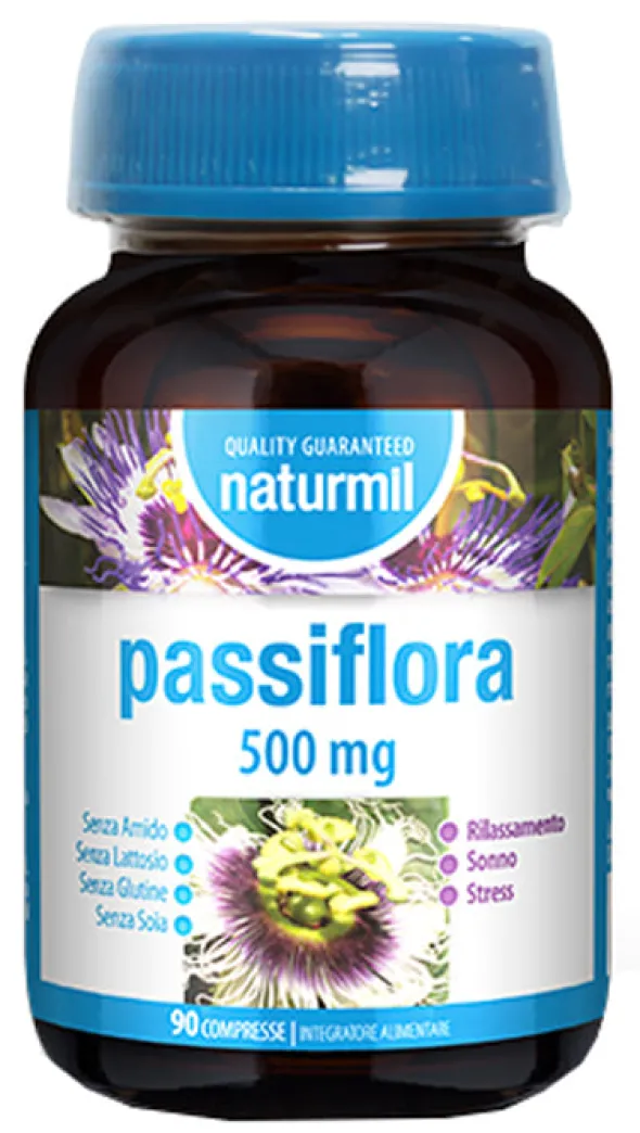 Integratore Naturmil Passiflora per rilassamento, 90 compresse
