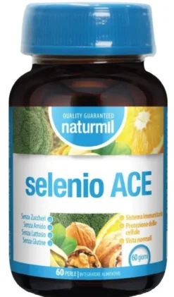 Integratore Naturmil Selenio ACE difese immunitarie, 60 perle